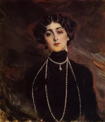 La cantante de ópera Lina Cavalieri